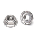 VIVI Bike Universal Flange Nut M12-1.75mm Serrated Hex Nuts