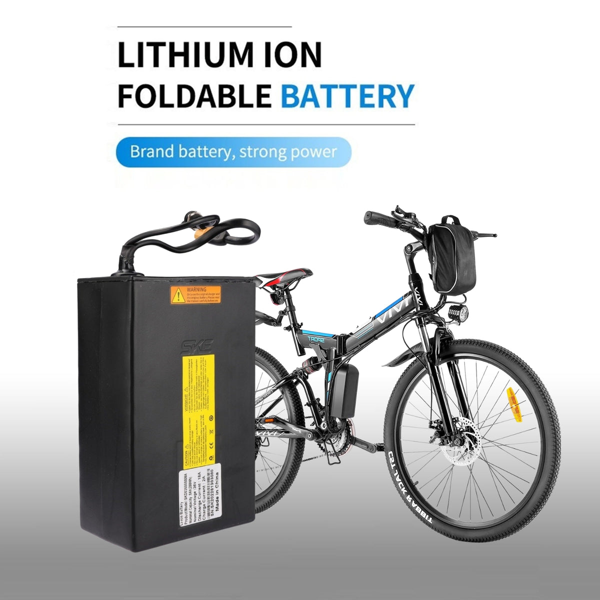 VIVI Electric Bike Battery For 26LGB/M026TGB Ebike