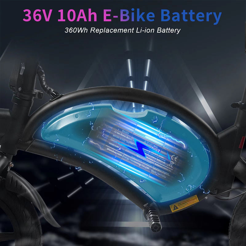 VIVI HA103 36V 10Ah Lithium Battery for 250W Ebike