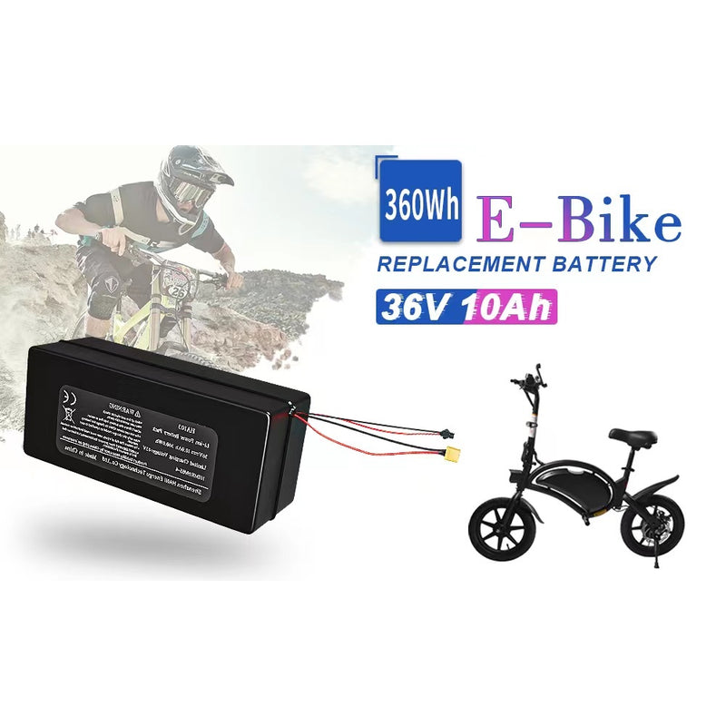 Batería de litio VIVI HA103 36V 10Ah para bicicleta eléctrica Vivi 26LGB/M026TGB/MT26G