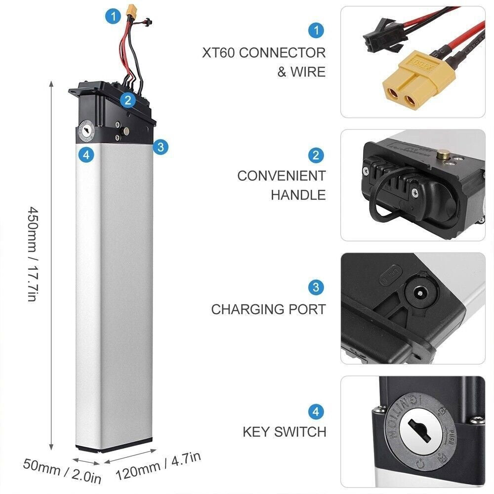 Batterie au lithium VIVI HA103 36V 10Ah pour vélo électrique Vivi