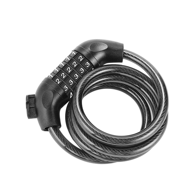 VIVI Bike Lock 5 Digit Combination Cable Lock