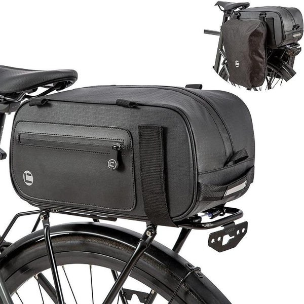 VIVI Bike Rear Rack Bag Bicycle Expandable Pannier Cargo Rack Bag