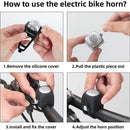 VIVI Electric Bike Bell 90 dB Bicycle Electric Horn